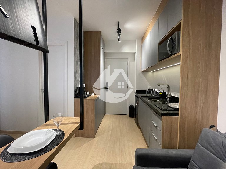 Estudio completo con piscina - Pinheiros