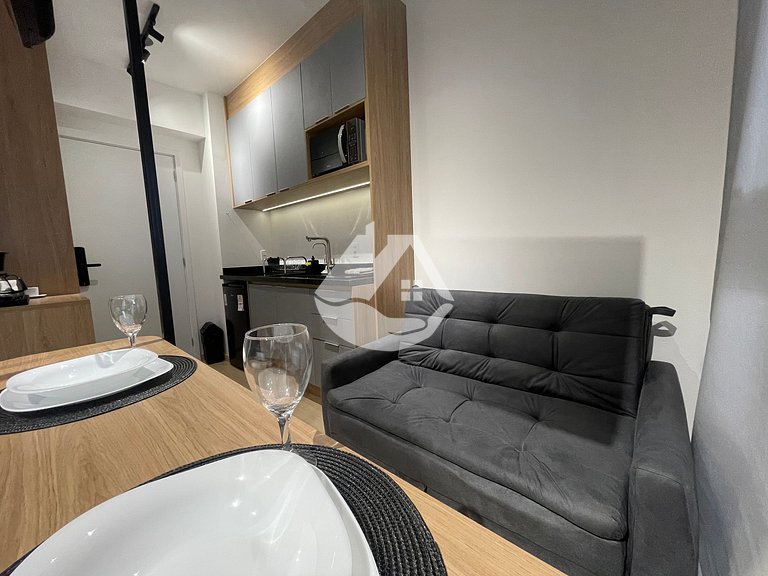 Estudio completo con piscina - Pinheiros