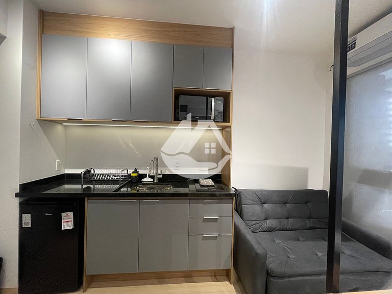 Studio completo com piscina - Pinheiros
