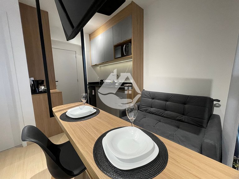 Studio completo com piscina - Pinheiros