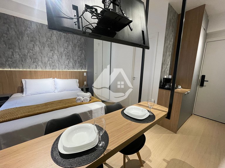 Estudio completo con piscina - Pinheiros