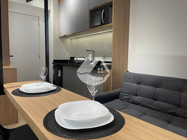 Estudio completo con piscina - Pinheiros