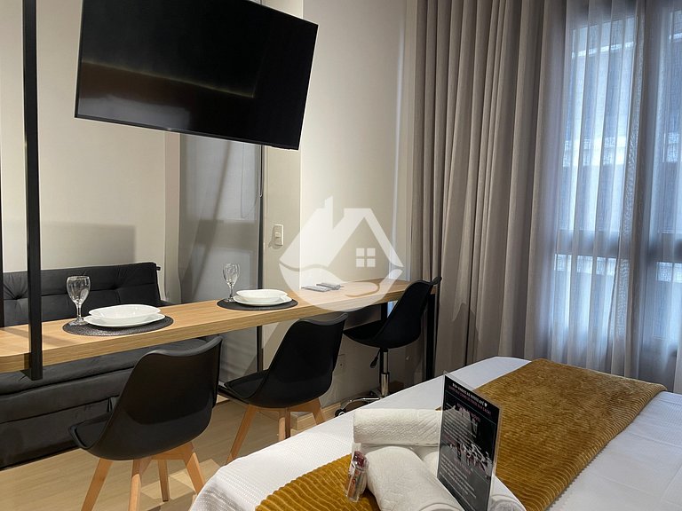 Studio completo com piscina - Pinheiros