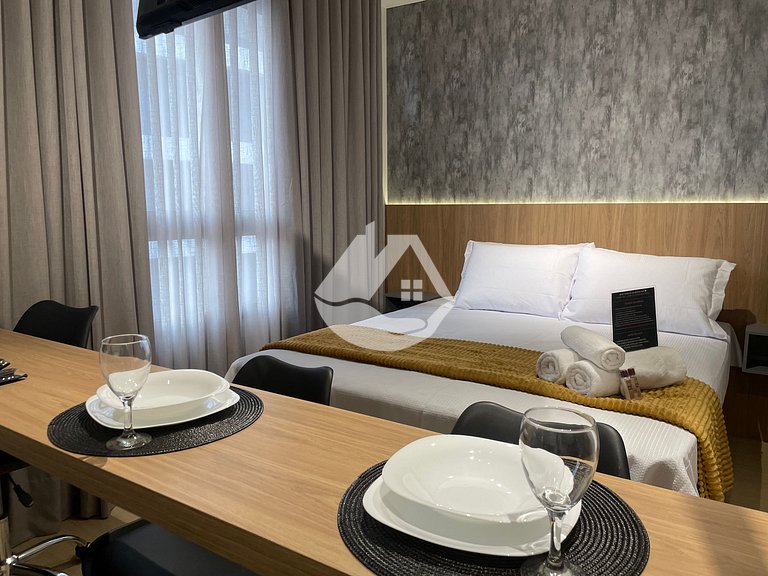 Complete studio with pool - Pinheiros