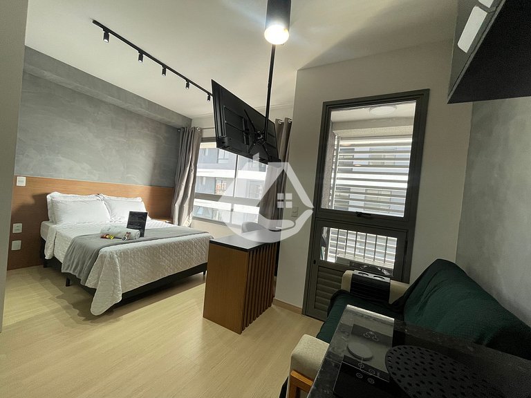 Complete studio with pool - Pinheiros