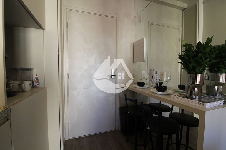 Estudio en planta alta - Piscina en azotea