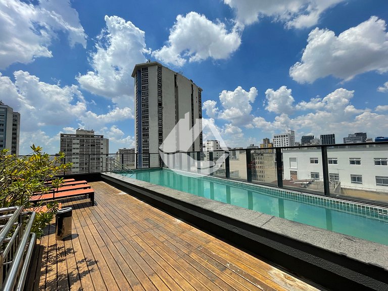 Studio completo - Santa Ifigenia - Garagem