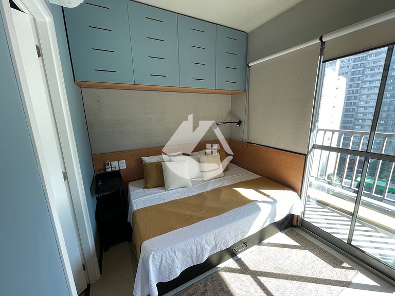 Modern and fully equipped studio in Consolação.