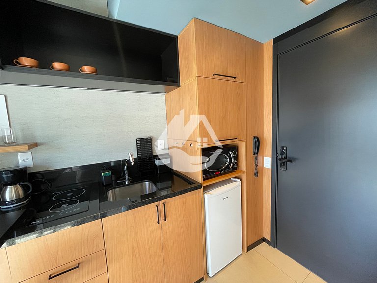 Studio moderno e completo na Consolação