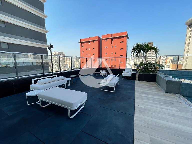 Studio completo com piscina - Pinheiros