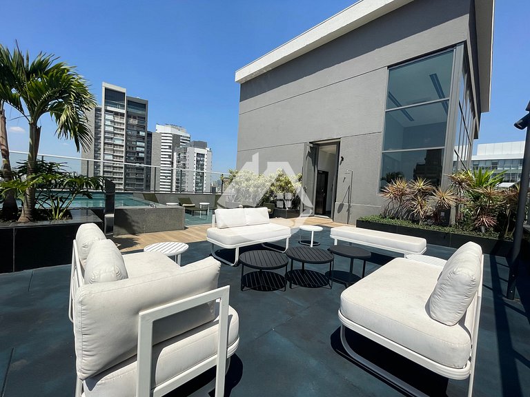 Complete studio with pool - Pinheiros