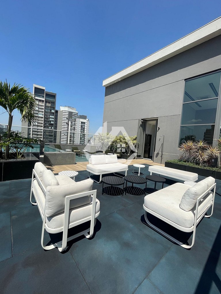 Studio completo com piscina - Pinheiros
