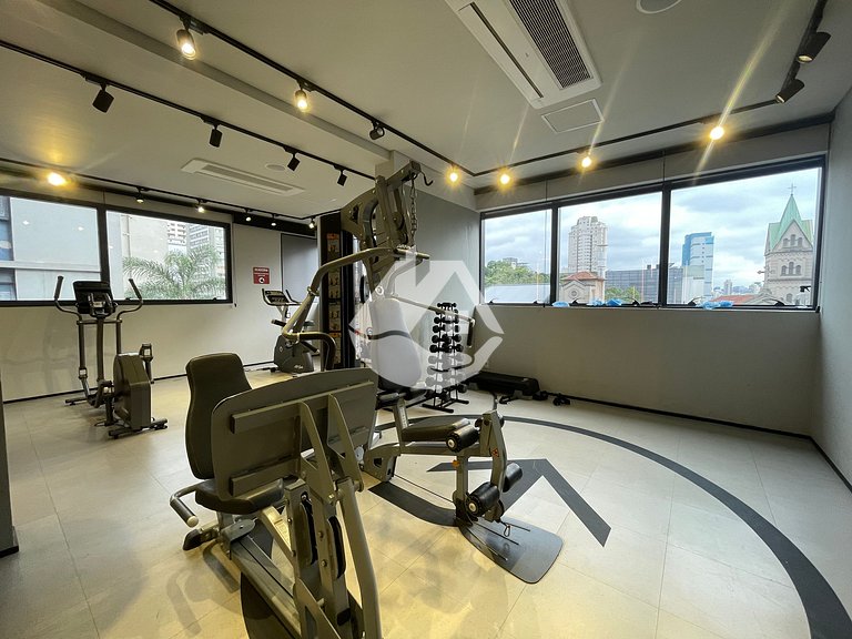 Studio aconchegante em andar alto - Jardins