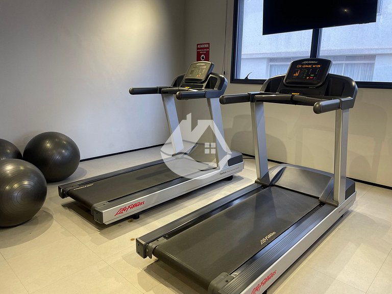 Acogedor estudio en piso alto - Jardins