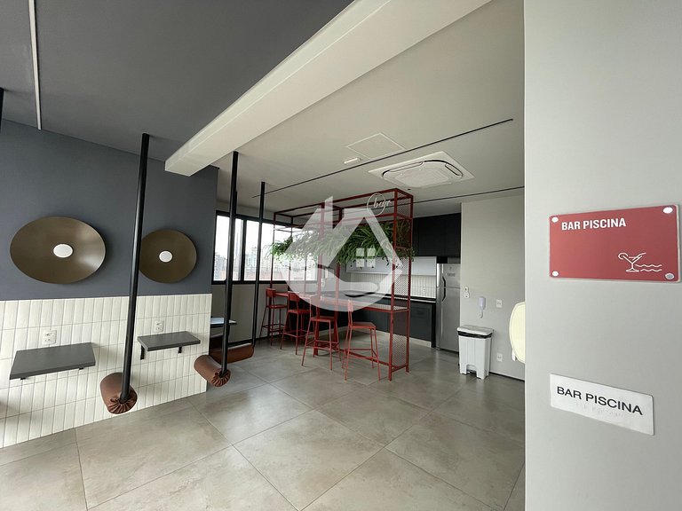 Cozy studio on a high floor - Jardins