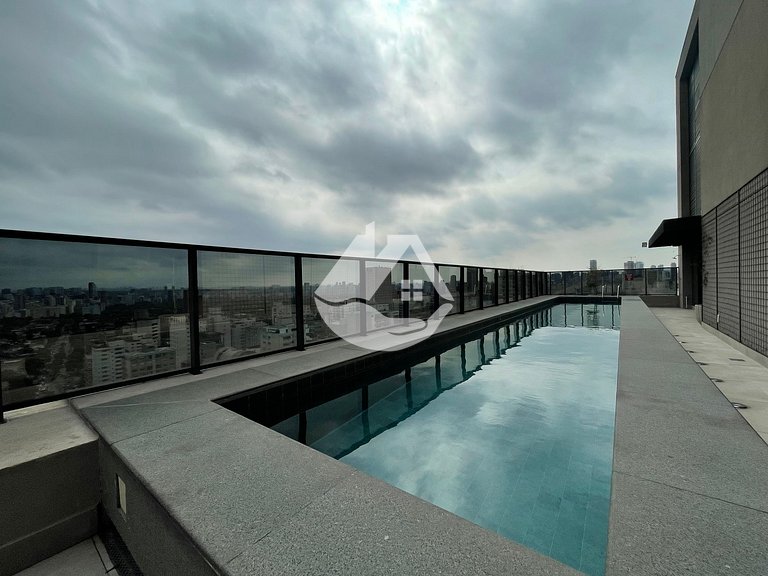 Acogedor estudio en piso alto - Jardins