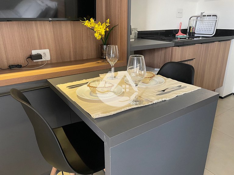 Acogedor estudio en piso alto - Jardins