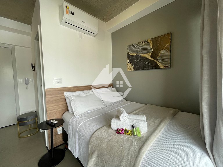 Cozy studio on a high floor - Jardins