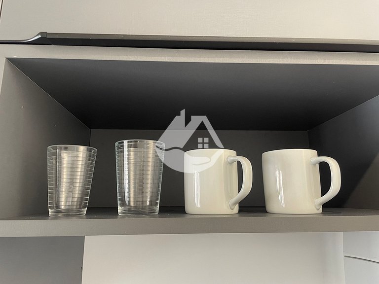 Studio aconchegante em andar alto - Jardins