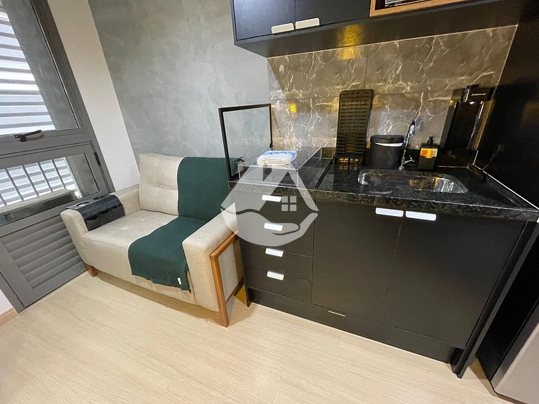 Studio c/ piscina - Pinheiros - 7min do metrô