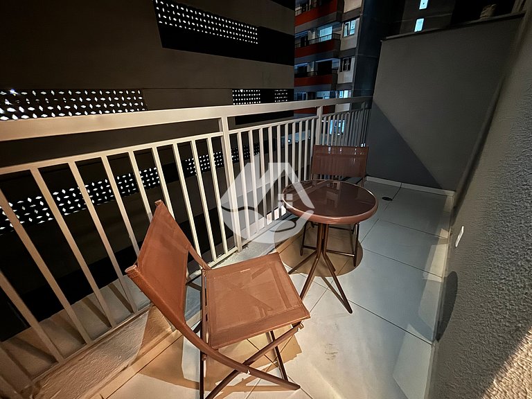 Stylish studio apartment across from Vila Madalena metro sta