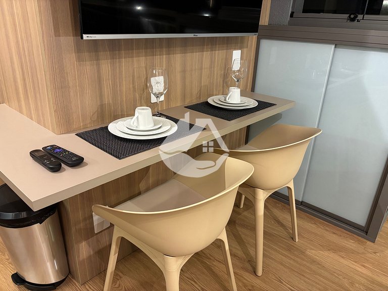 Stylish studio apartment across from Vila Madalena metro sta