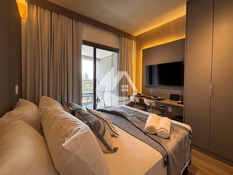 Estudio moderno a 5 minutos de metro Vila Madalena