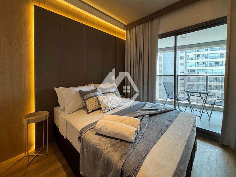 Estudio moderno a 5 minutos de metro Vila Madalena