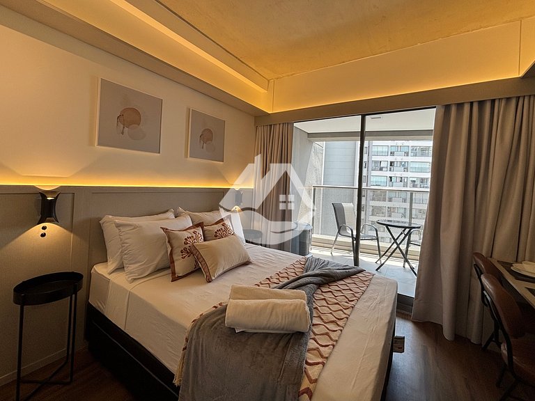 Studio moderno - 5min metrô Vila Madalena