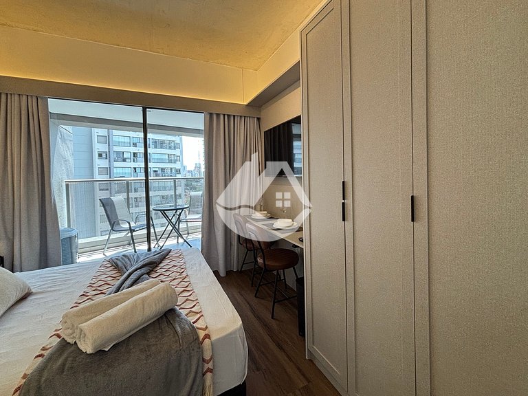 Estudio moderno a 5 minutos de metro Vila Madalena