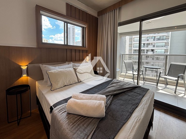 Estudio moderno a 5 minutos de metro Vila Madalena