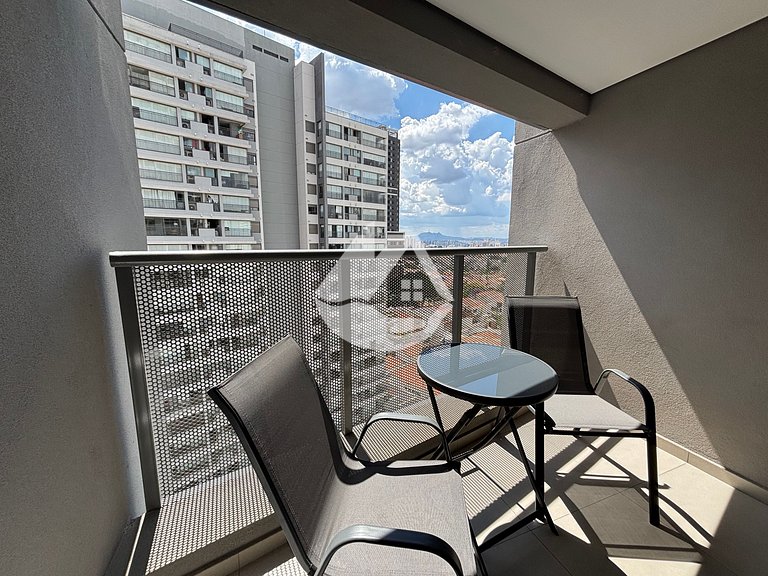 Estudio moderno a 5 minutos de metro Vila Madalena