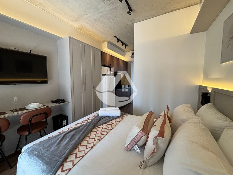 Studio moderno - 5min metrô Vila Madalena