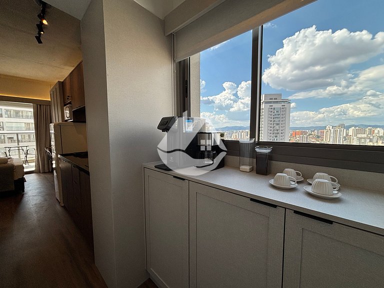 Modern studio - Vila Madalena metro station