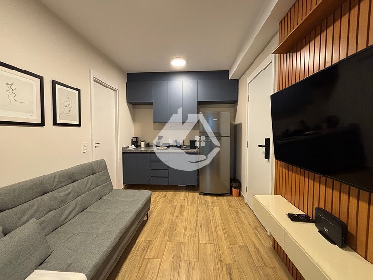 Apartamento 1 dorm. - AC - Piscina - Metrô Sumaré