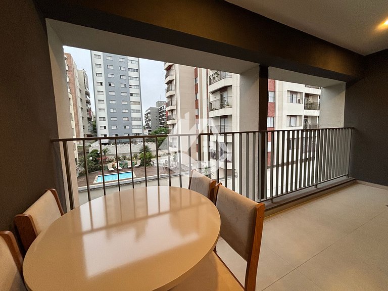 Apartamento 1 dorm. - AC - Piscina - Metrô Sumaré