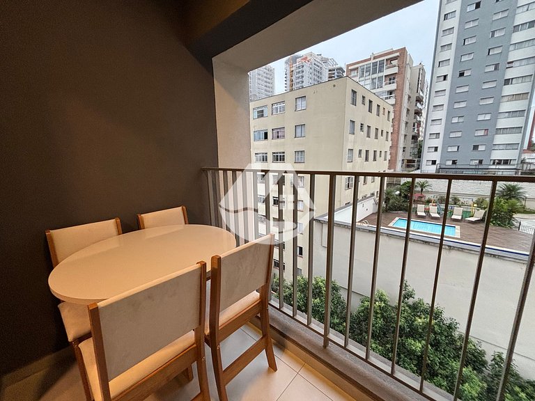 Apartamento 1 dorm. - AC - Piscina - Metrô Sumaré