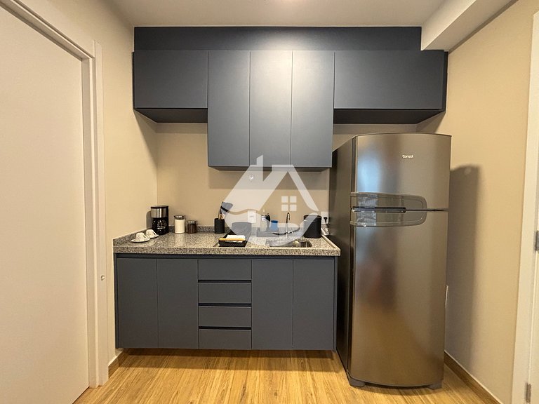 Apartamento 1 dorm. - AC - Piscina - Metrô Sumaré