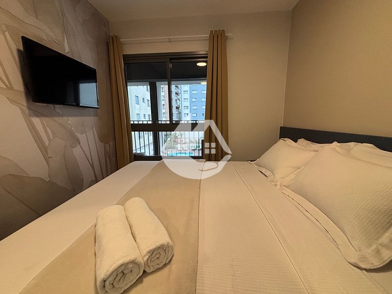 1 bedroom apartment - AC - Swimming pool