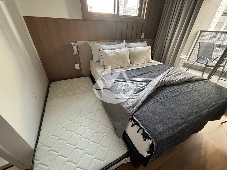 Estudio moderno a 5 minutos de metro Vila Madalena