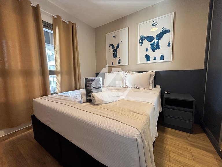 Apartamento 1 dorm. - AC - Piscina - Metrô Sumaré