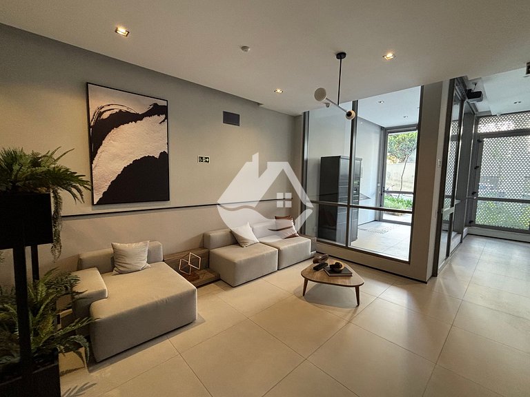 Stylish studio apartment across from Vila Madalena metro sta