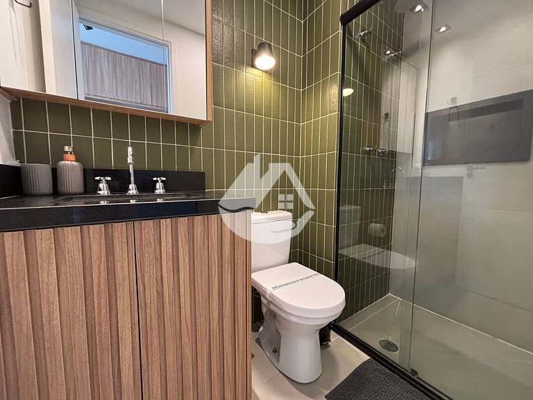 Studio moderno - AC - piscina na cobertura
