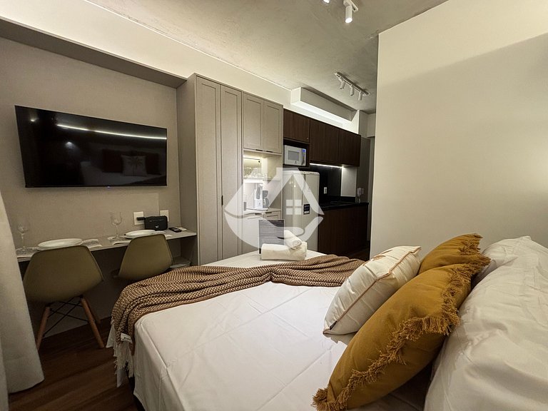 Studio moderno - 5min metrô Vila Madalena