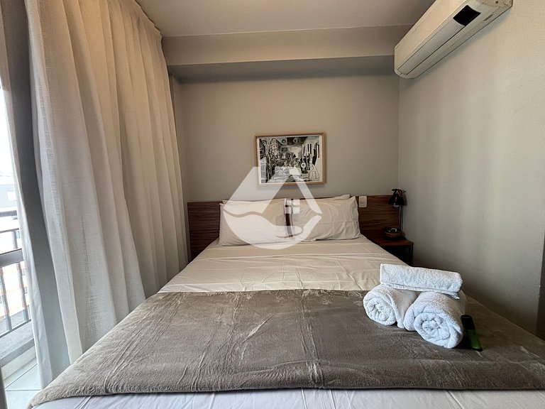 Studio completo - AC - Piscina - Vila Buarque