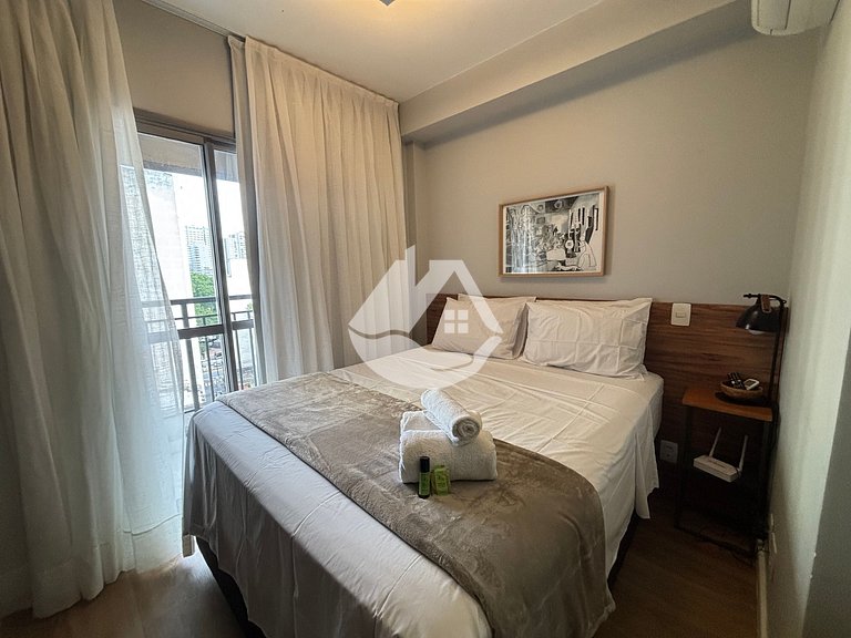Studio completo - AC - Piscina - Vila Buarque