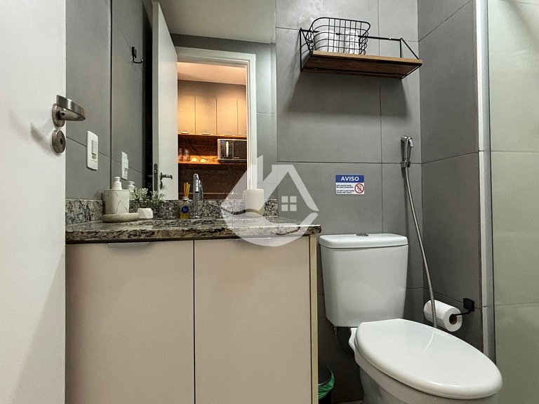 Studio completo - AC - Piscina - Vila Buarque