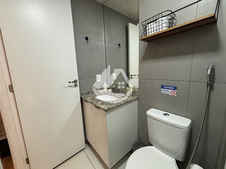 Studio completo - AC - Piscina - Vila Buarque