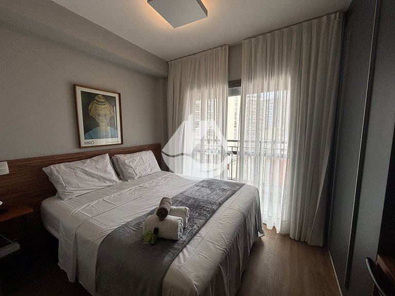 Studio completo - AC - Piscina - Vila Buarque