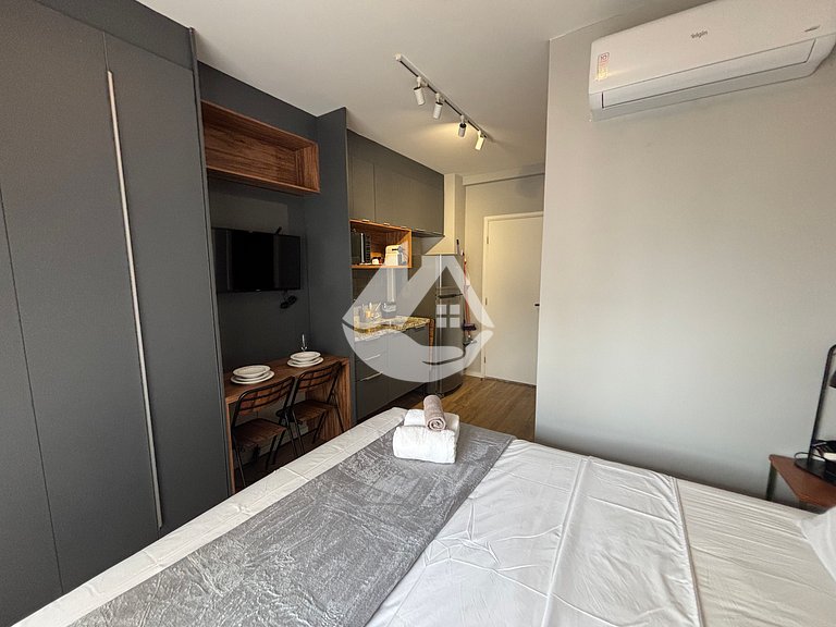 Studio completo - AC - Piscina - Vila Buarque
